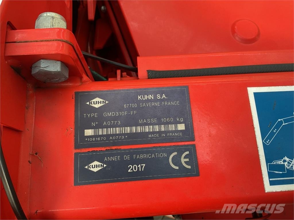Kuhn GMD 310 FF Maaikneuzers