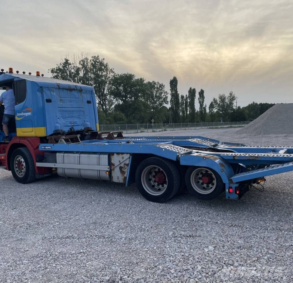 Scania 164 480 Manual GS-MEPPEL autószállító teherautó Camion porte engin