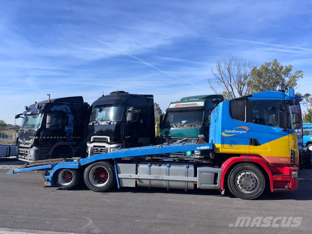 Scania 164 480 Manual GS-MEPPEL autószállító teherautó Camion porte engin