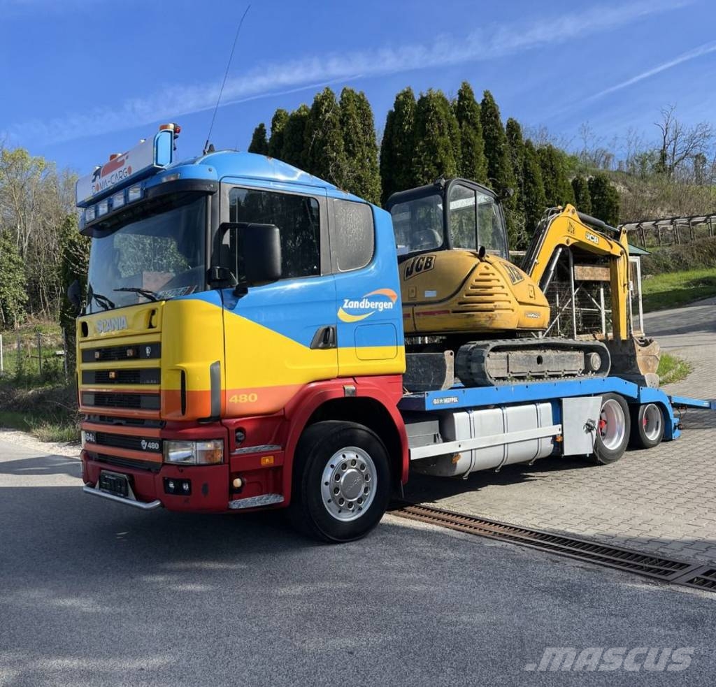 Scania 164 480 Manual GS-MEPPEL autószállító teherautó Camion porte engin