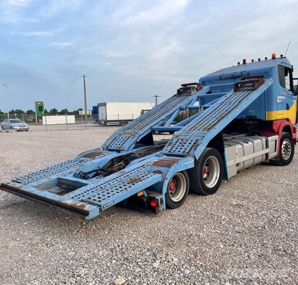 Scania 164 480 Manual GS-MEPPEL autószállító teherautó Camion porte engin