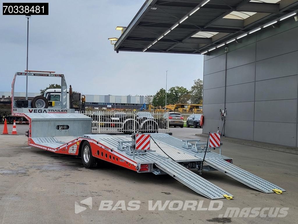 Vega Yan romork NEW SAF Trucktransporter Winch Galvaniz Autotransporter