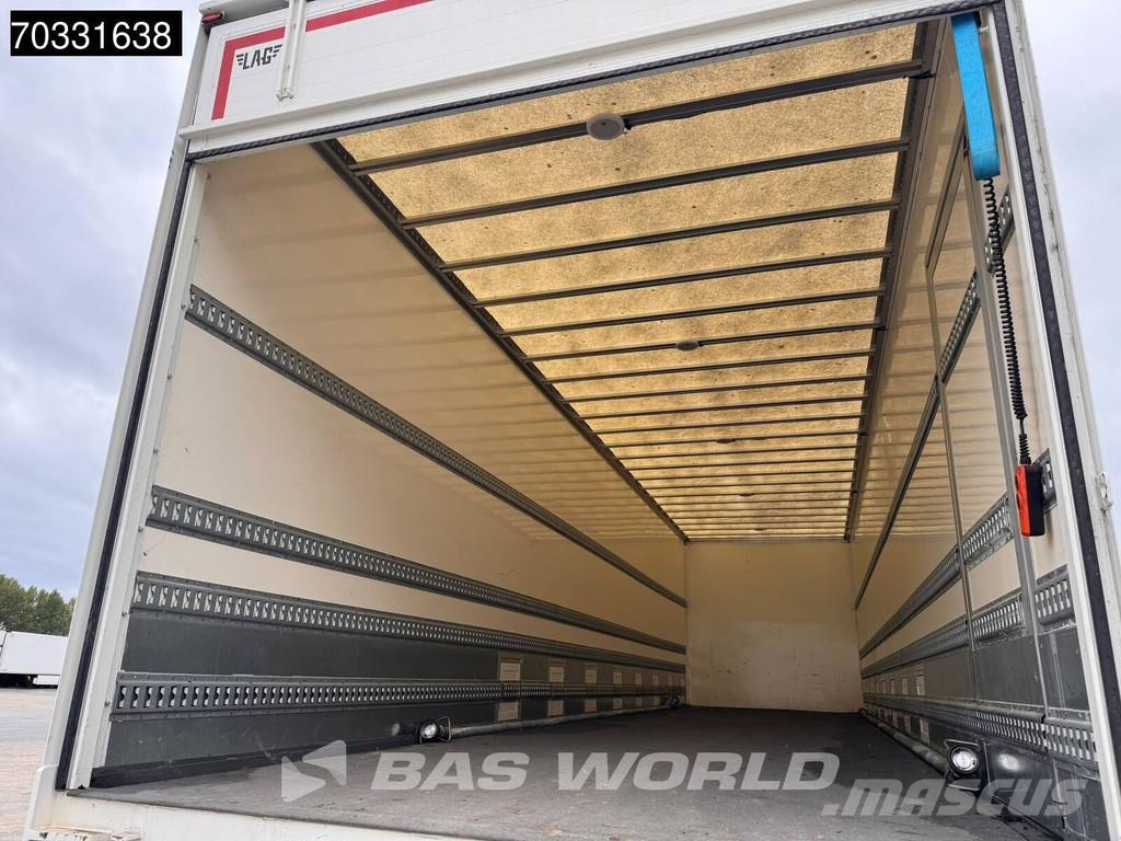  Hoet Trailers SC22AA 2 axles Olie/ Smeer Steering Gesloten opleggers
