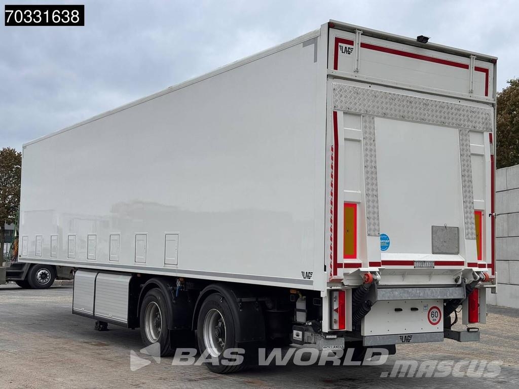  Hoet Trailers SC22AA 2 axles Olie/ Smeer Steering Gesloten opleggers