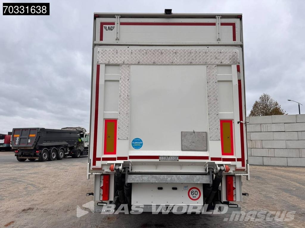  Hoet Trailers SC22AA 2 axles Olie/ Smeer Steering Gesloten opleggers