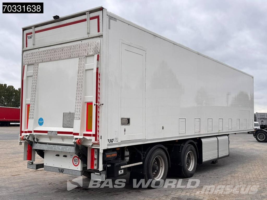  Hoet Trailers SC22AA 2 axles Olie/ Smeer Steering Gesloten opleggers