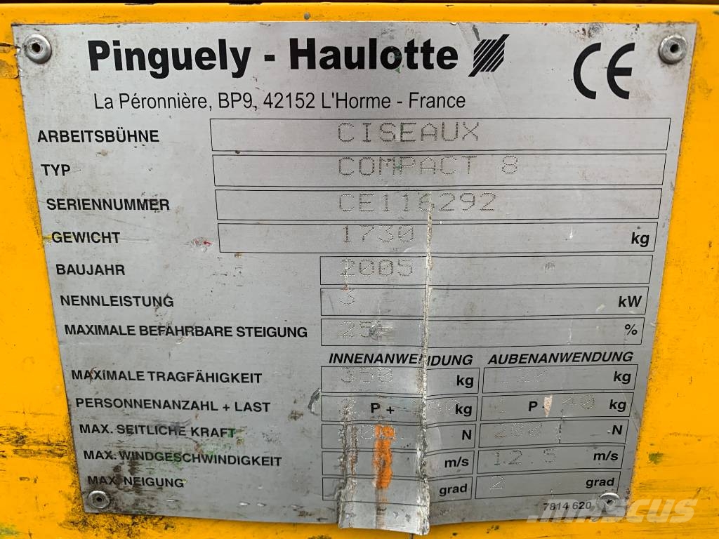 Haulotte Compact 8 V-3857 OE Stivuitoare - Altele