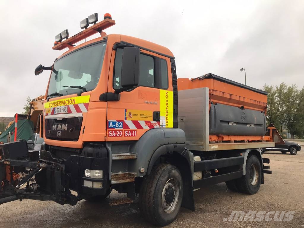 MAN TGS 18.320 Lastbil med lad/Flatbed