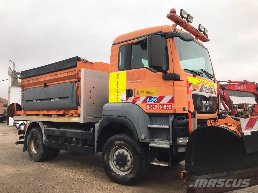 MAN TGS 18.320 Lastbil med lad/Flatbed