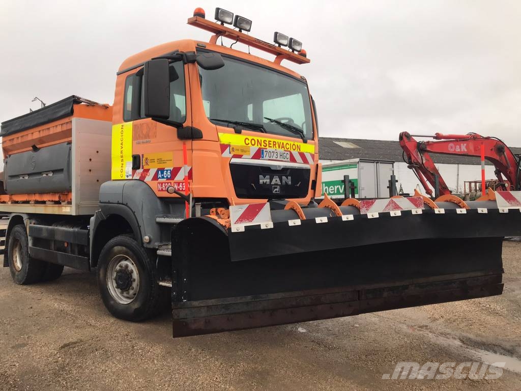 MAN TGS 18.320 Lastbil med lad/Flatbed