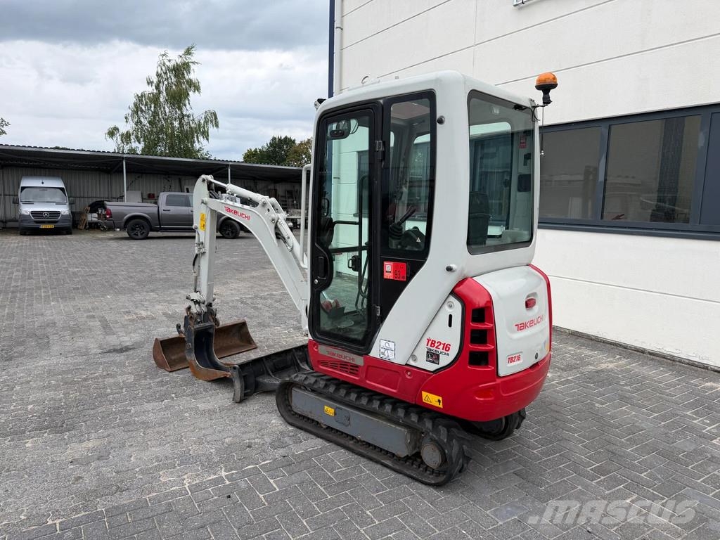 Takeuchi TB 216 Minigraver 2021 Lease mogelijk! Minigraafmachines < 7t
