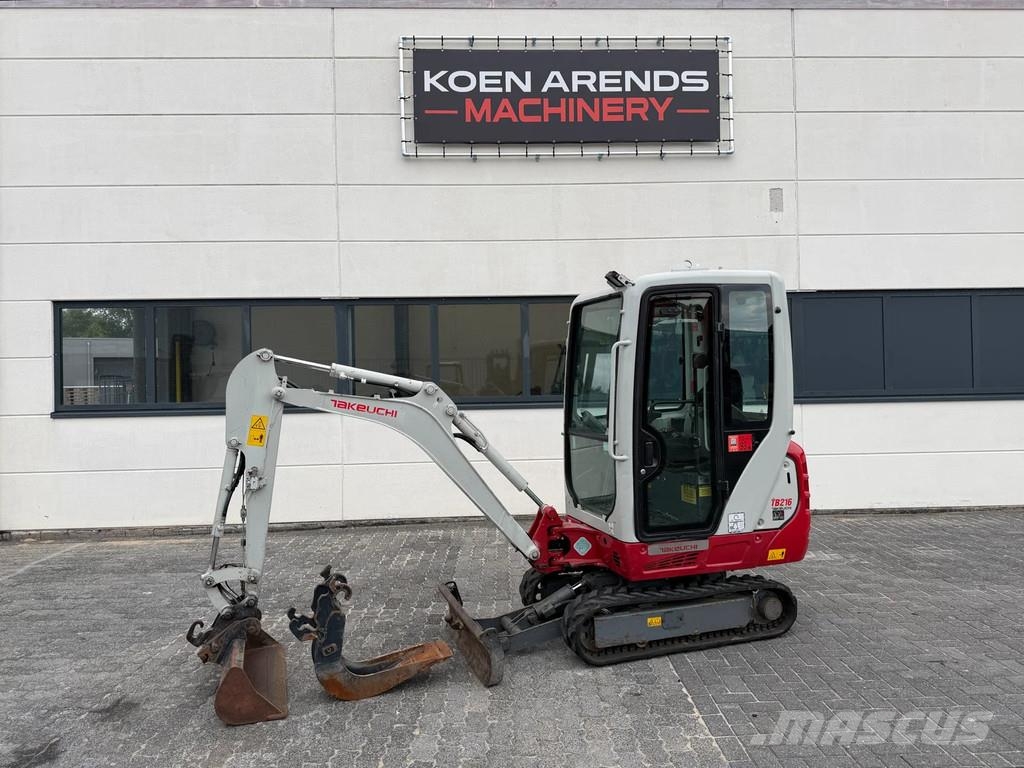 Takeuchi TB 216 Minigraver 2021 Lease mogelijk! Minigraafmachines < 7t