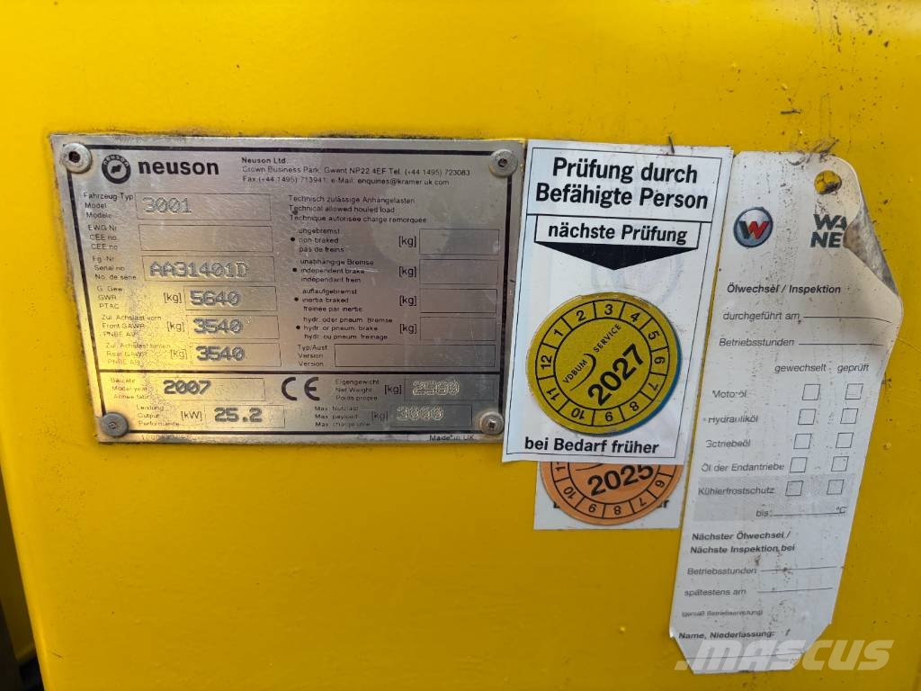 Wacker Neuson 3001 Dumper - Knickgelenk