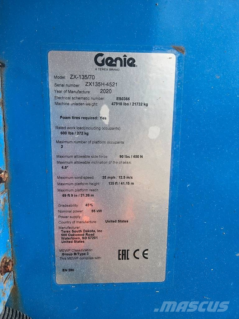 Genie ZX 135/70 曲臂高空工作平台