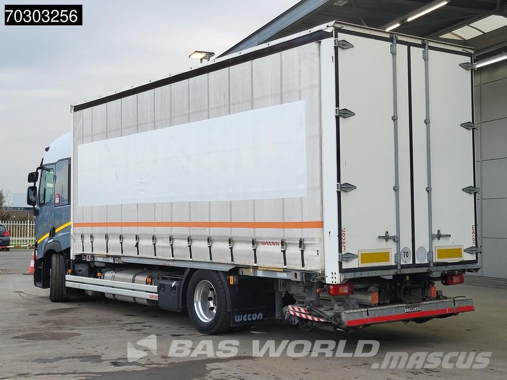 Renault T 380 T 4X2 Full Air BDF 2t Tailgate Retarder Euro Schuifzeilopbouw
