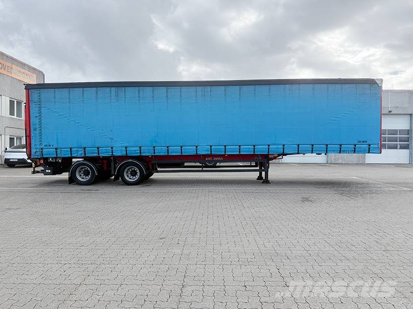 Kel-Berg 2 axle Curtainsider / achse Planenauflieger نصف مقطورات بباب جانبي