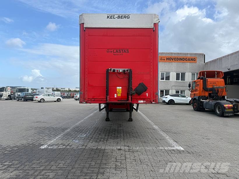 Kel-Berg 2 axle Curtainsider / achse Planenauflieger نصف مقطورات بباب جانبي