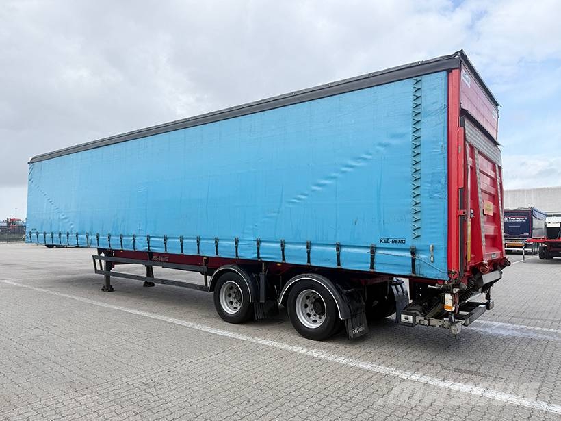 Kel-Berg 2 axle Curtainsider / achse Planenauflieger نصف مقطورات بباب جانبي