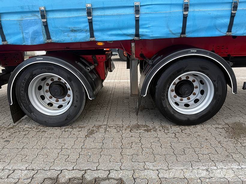 Kel-Berg 2 axle Curtainsider / achse Planenauflieger نصف مقطورات بباب جانبي