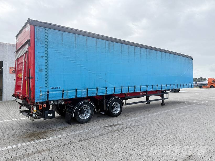 Kel-Berg 2 axle Curtainsider / achse Planenauflieger نصف مقطورات بباب جانبي