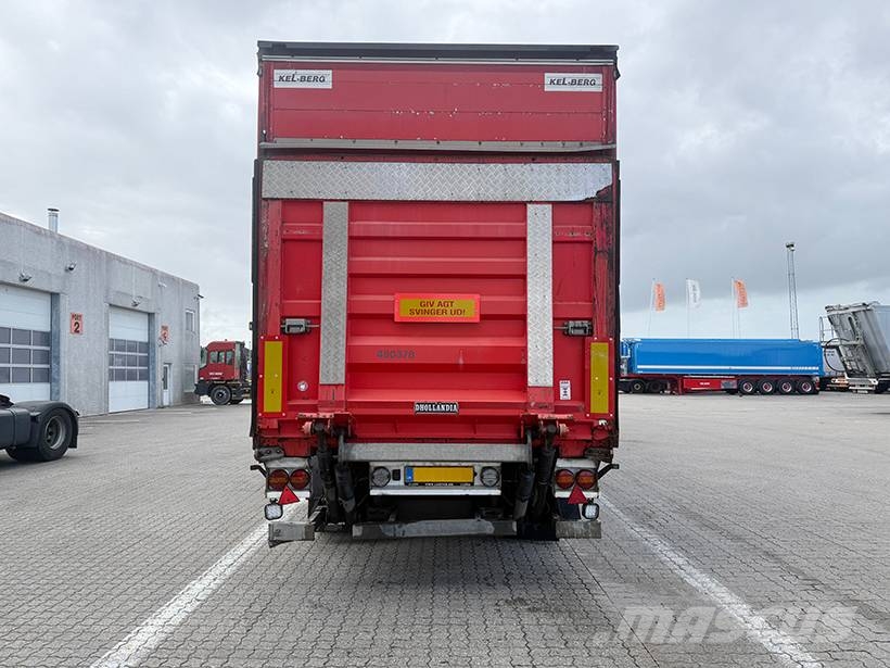 Kel-Berg 2 axle Curtainsider / achse Planenauflieger نصف مقطورات بباب جانبي