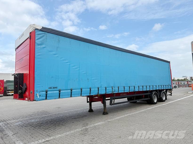 Kel-Berg 2 axle Curtainsider / achse Planenauflieger نصف مقطورات بباب جانبي