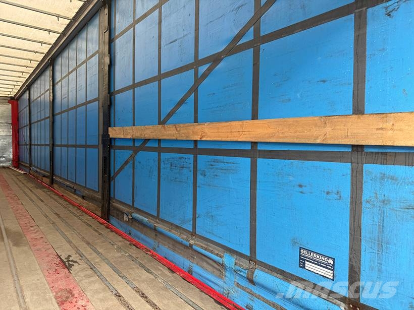 Kel-Berg 2 axle Curtainsider / achse Planenauflieger نصف مقطورات بباب جانبي