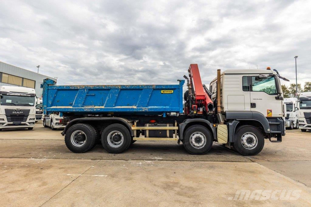 MAN TGS 35.360 BB+ BIBENNE+HMF 18T/m+2EXT Kipper