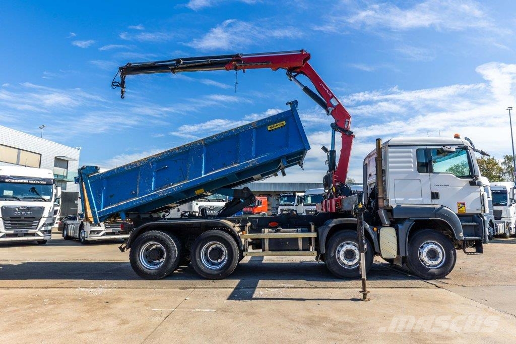 MAN TGS 35.360 BB+ BIBENNE+HMF 18T/m+2EXT Kipper