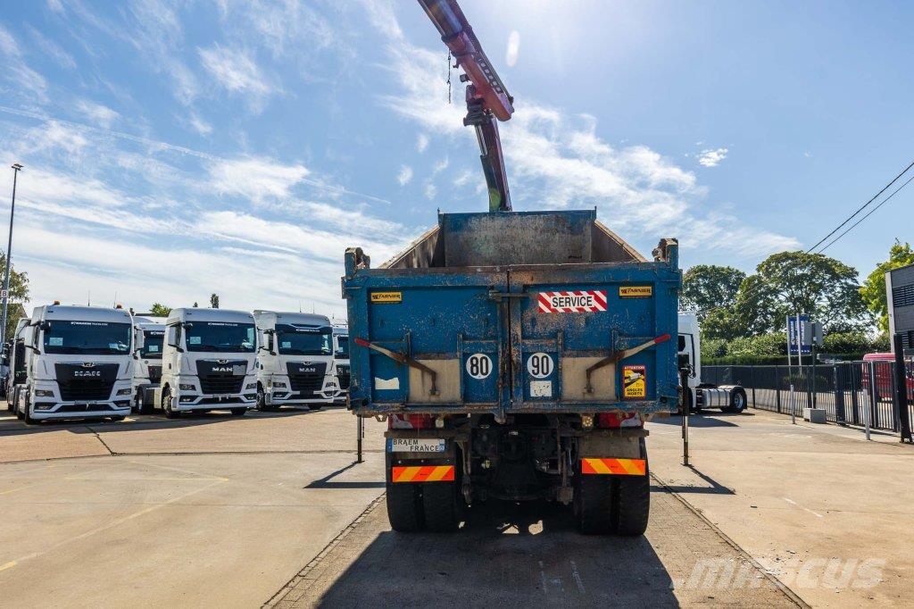MAN TGS 35.360 BB+ BIBENNE+HMF 18T/m+2EXT Kipper