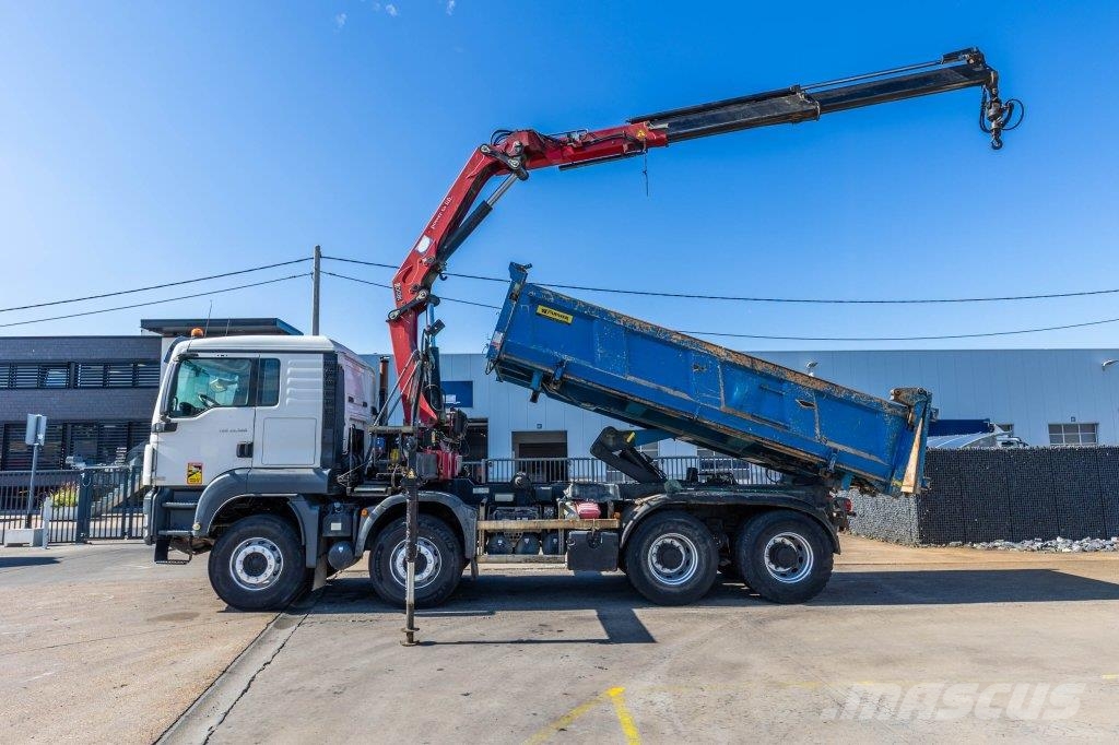 MAN TGS 35.360 BB+ BIBENNE+HMF 18T/m+2EXT Kipper