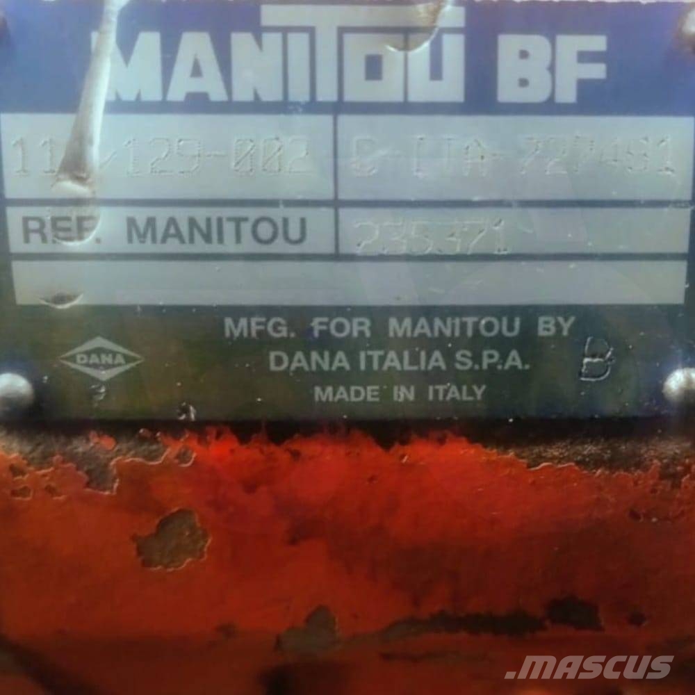  Antriebsachse Manitou 112/129 Dana Spicer 235371 Plataformas y cucharones