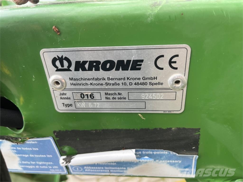 Krone KW 6.72 مكابس وميبسات التبن