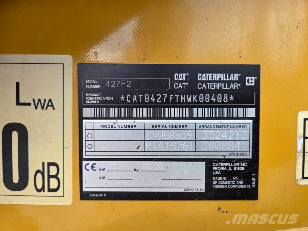 CAT 427 F 2 Εκσκαφείς Φορτωτές τύπου JCB