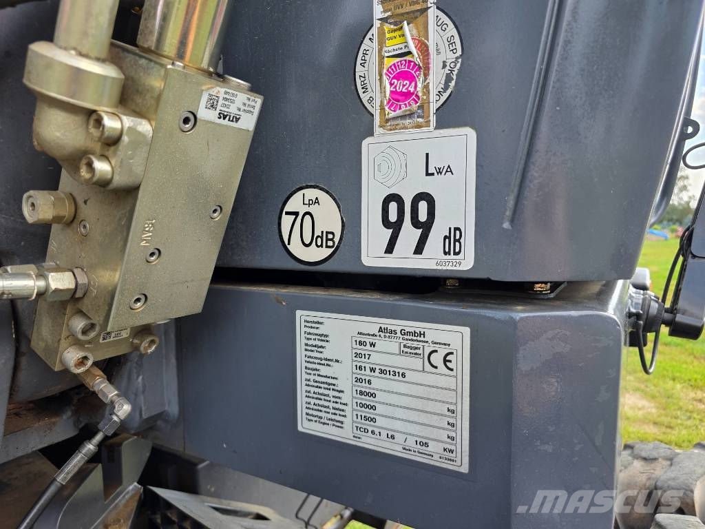 Atlas 160 W Колёсные экскаваторы