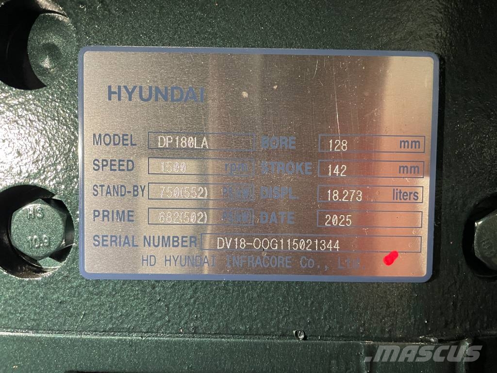 Hyundai DP180LA - 630 kVA Generator - DPX-19856 Diesel Generatoren