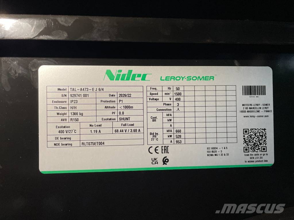 Hyundai DP180LA - 630 kVA Generator - DPX-19856 Diesel Generatoren