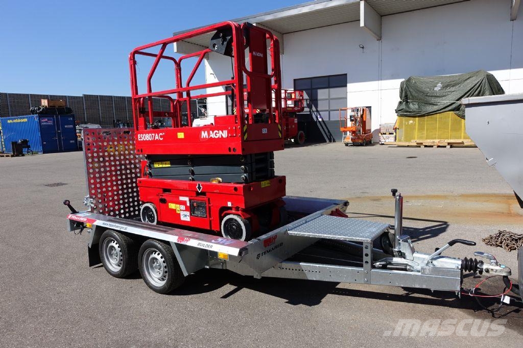 Magni Arbeitsbühne inkl. Transporthänger رافعات مقصية الشكل
