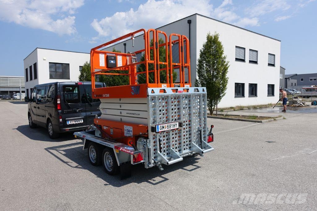 Snorkel S4726E inkl. Transportanhänger رافعات مقصية الشكل
