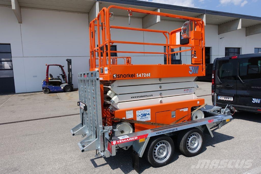 Snorkel S4726E inkl. Transportanhänger رافعات مقصية الشكل