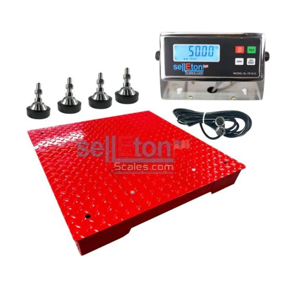 SellEton 24" x 24" Floor scale with Capacity of 30 Pont bascule