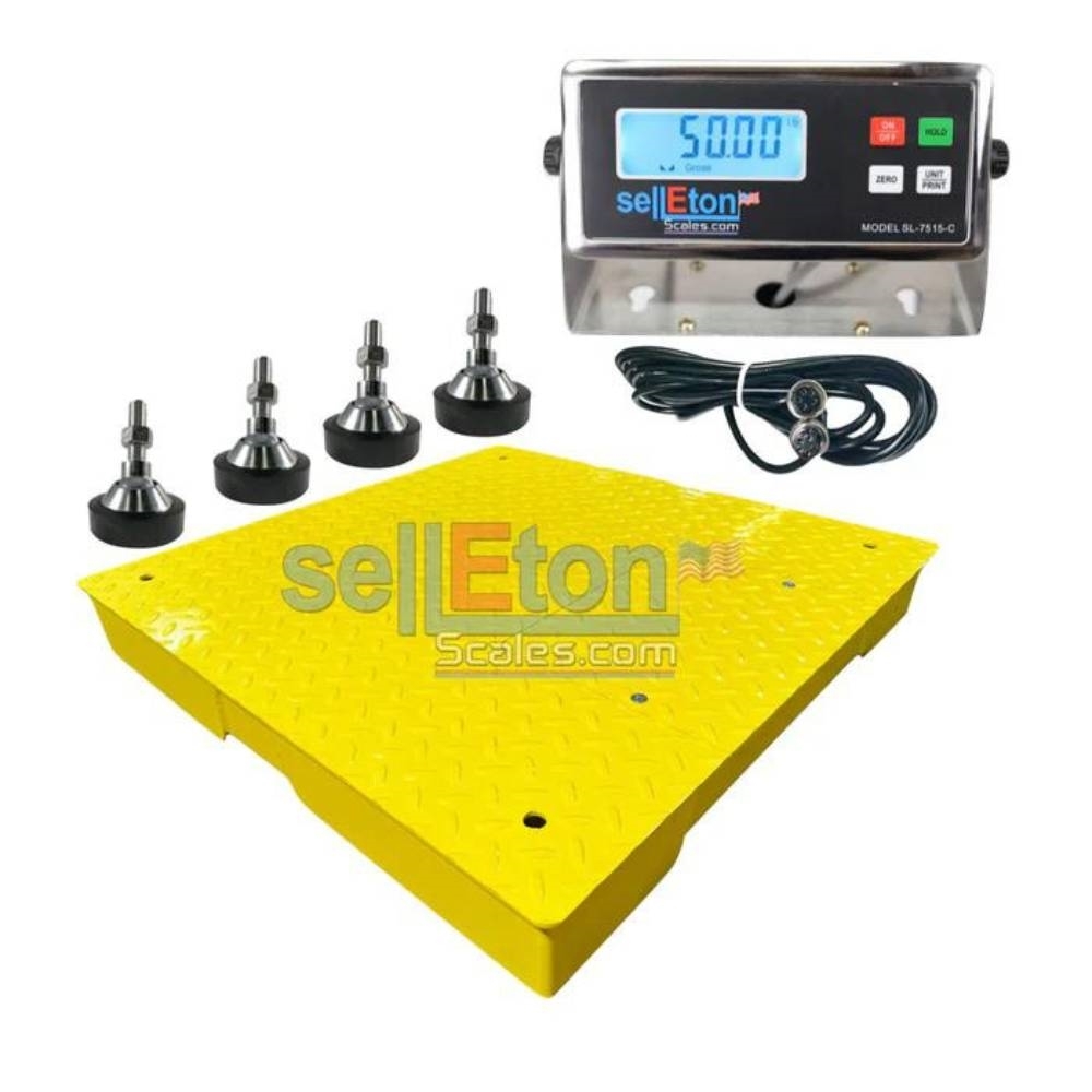 SellEton 24" x 24" Floor scale with Capacity of 30 Pont bascule