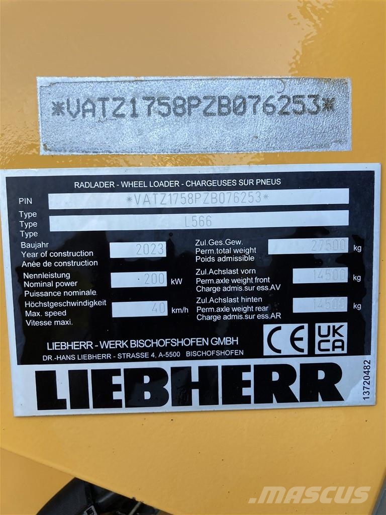 Liebherr L 566 XPower لوادر بعجل
