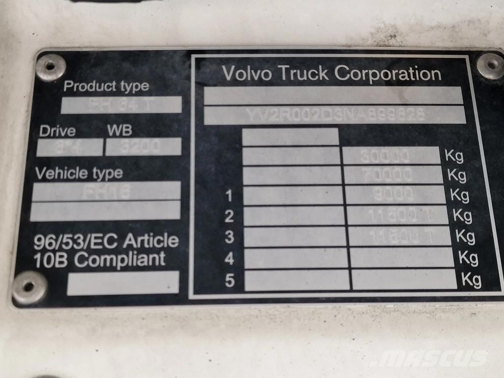 Volvo FH 16.650 - 6x4 - i shift - retarder - full air - Tractores (camiões)