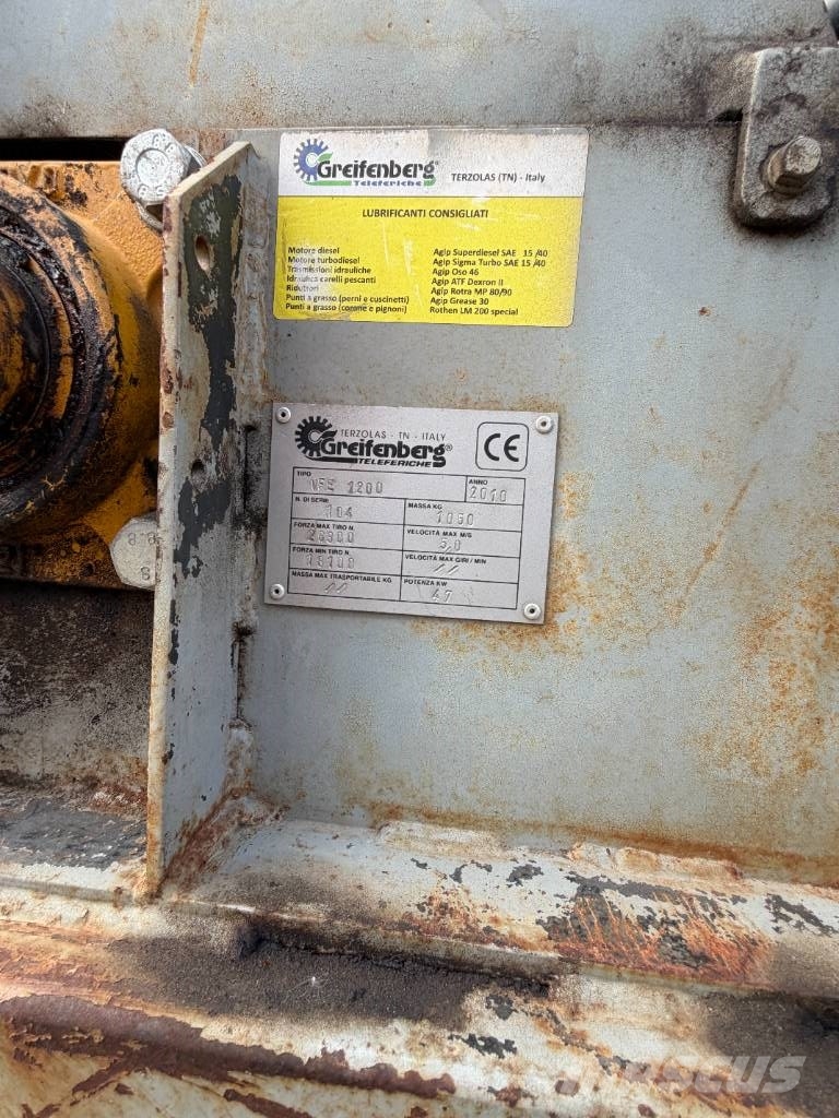 Schlittenwinde Greifenberg VFE 1200 Forestal - Otros