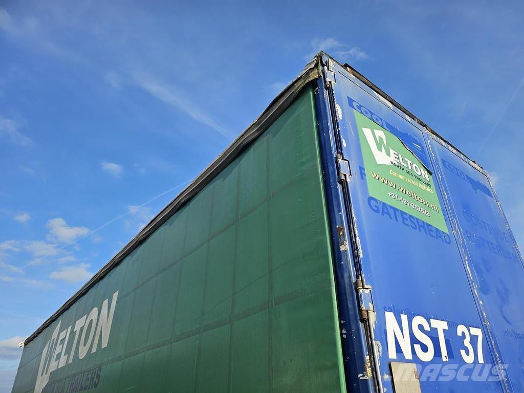 Pacton TXD339 - BPW DRUM - ALUMINIUM SIDES - APK/TUV 16-1 Semirremolques con caja de lona