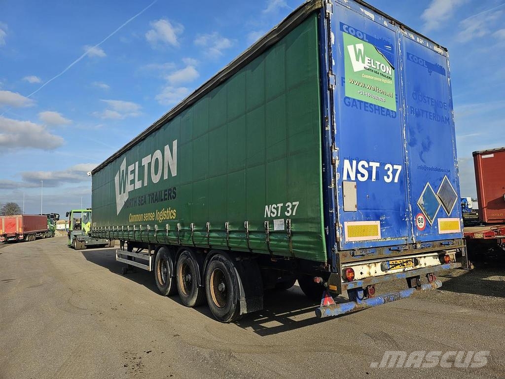 Pacton TXD339 - BPW DRUM - ALUMINIUM SIDES - APK/TUV 16-1 Semirremolques con caja de lona