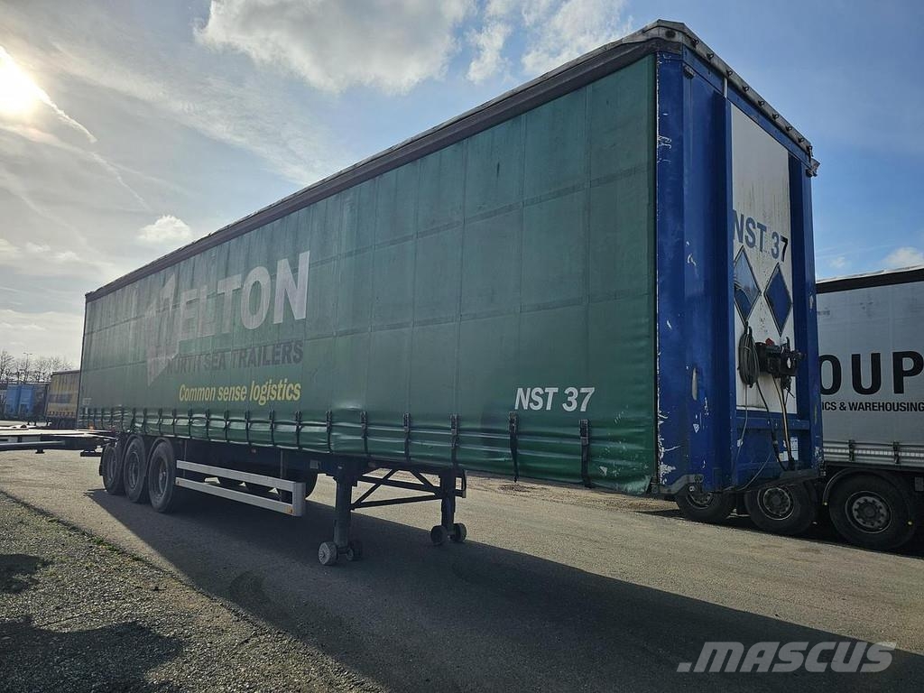 Pacton TXD339 - BPW DRUM - ALUMINIUM SIDES - APK/TUV 16-1 Semirremolques con caja de lona