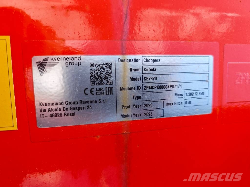Kubota SE 7320 UB Мульчирователи