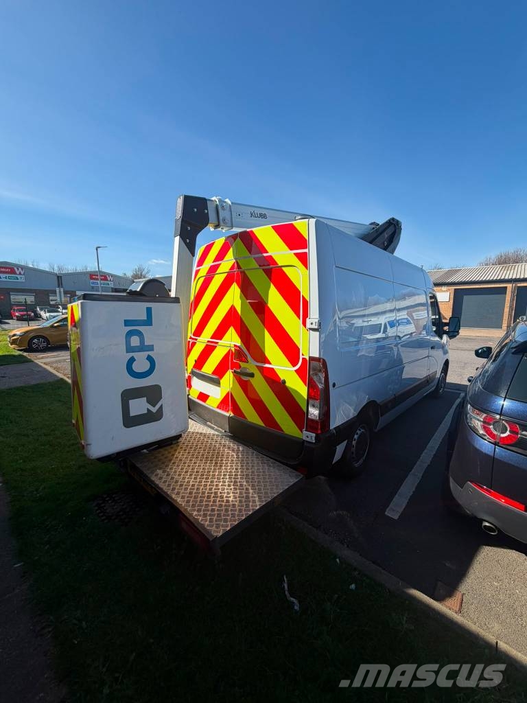 Renault Master 2.3 DCI with KLUBB KL32 12.5m Boom Auto korvtõstukid